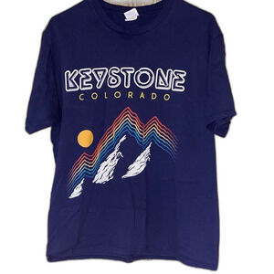Keystone Colorado Men’s Port & Company Large Navy T-Shirt